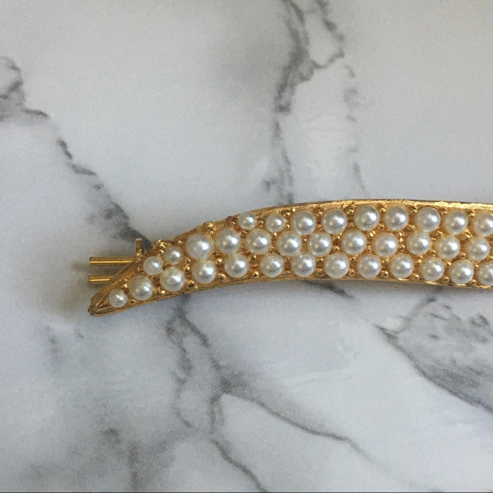 Vintage Pearl Hair Pin - Picture 2 of 6